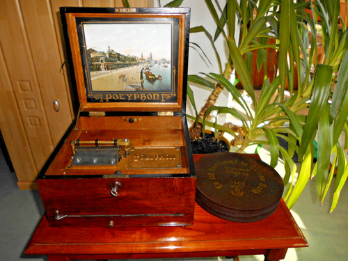 Uhr polyphon spieluhr mit - mit, 15