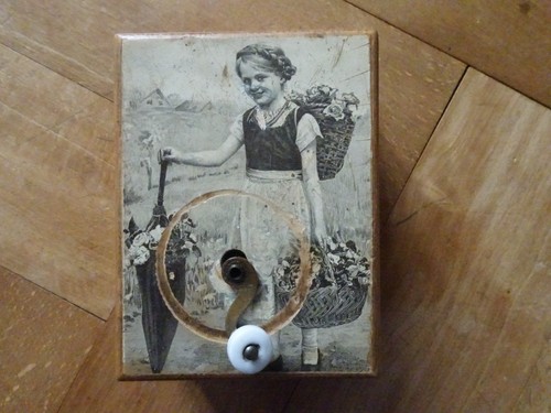 Antike handkurbel spieldose - antike,