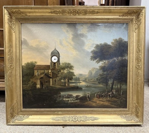 Biedermeier bilder uhr mit - bilder,