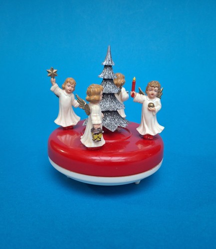 Spieldose engel 1950er - spieldose, 4