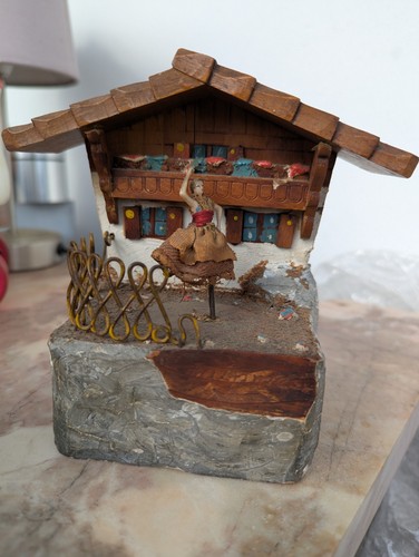 Alte lador spieluhr berghütte - alte,