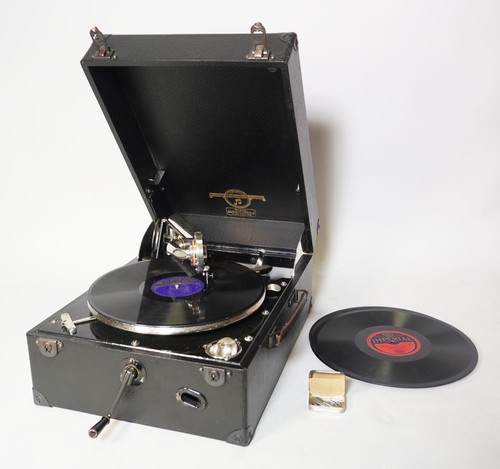 Koffer grammophon columbia - koffer,