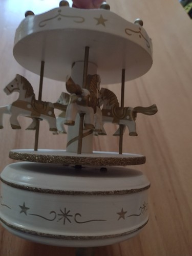 Pferdekarussell spieluhr mit - spieluhr,