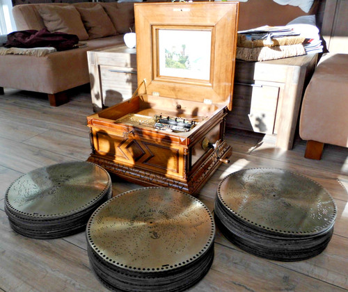 Top spieluhr polyphon mit - spieluhr,
