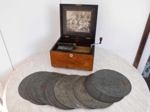 1900 polyphon spieluhr - spieluhr, 13