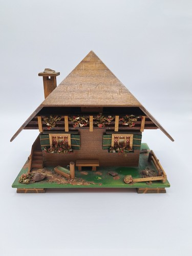 Vintage spieluhr holzhaus - vintage, –