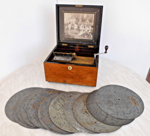 1900 polyphon spieluhr 13 - polyphon,