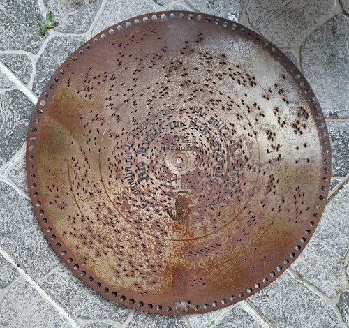Polyphon blechplatte cm - polyphon, 39,5