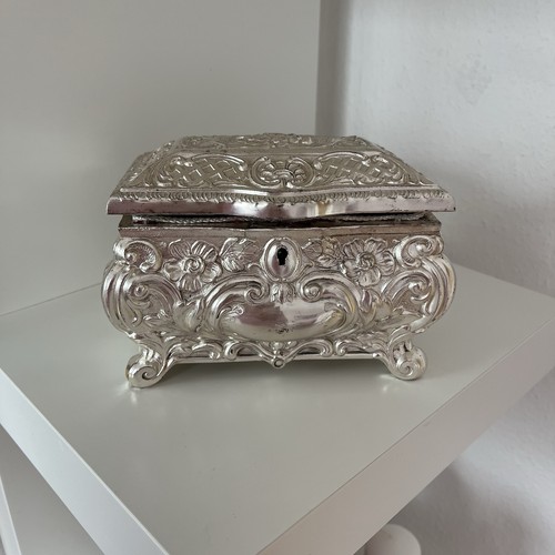 Spieldose barock blumenmuster - spieldose,
