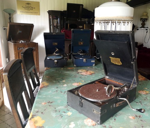 Grammophon koffer electrola - grammophon,